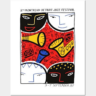 Montreux - Detroit Jazz Festival Posters and Art